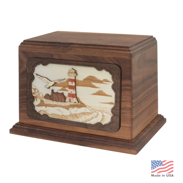 3D Art Lighthouse Urn